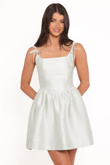 Marcelline Mini Dress - Mint Green