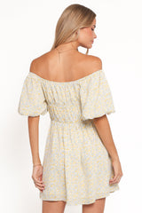 Tori Off Shoulder Mini Dress - Floral