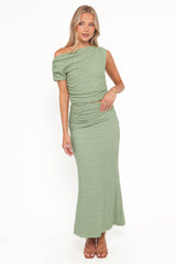Vesper Maxi Skirt Set - Sage