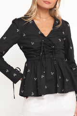 Azure Top - Black