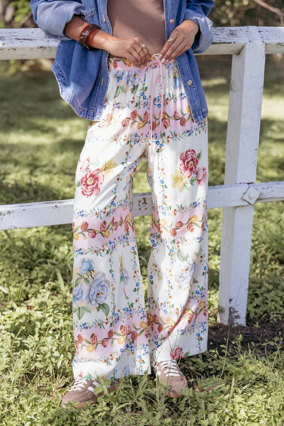 Cascais Pants - Rose Tile