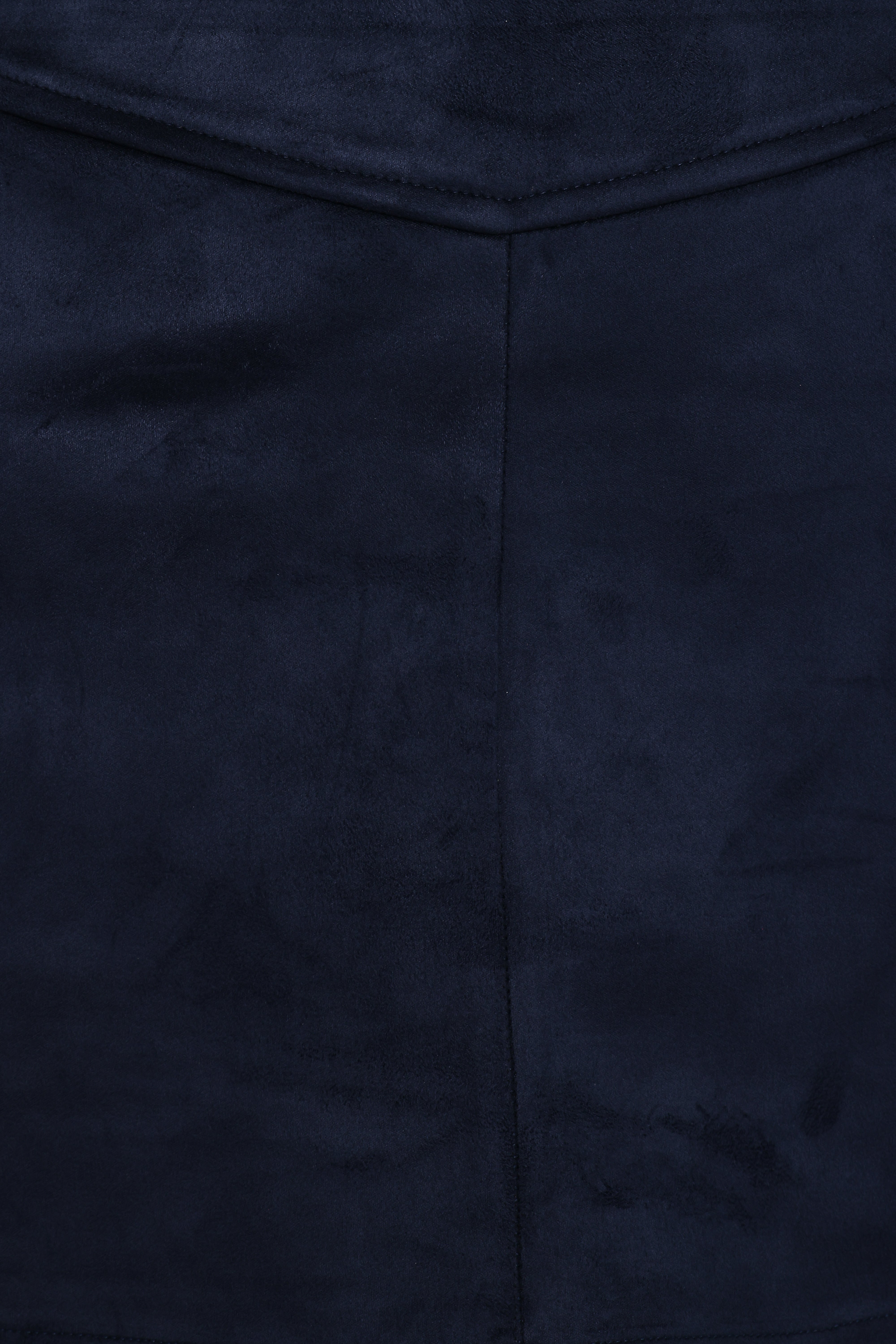 Hope Suede Mini Skirt - Navy