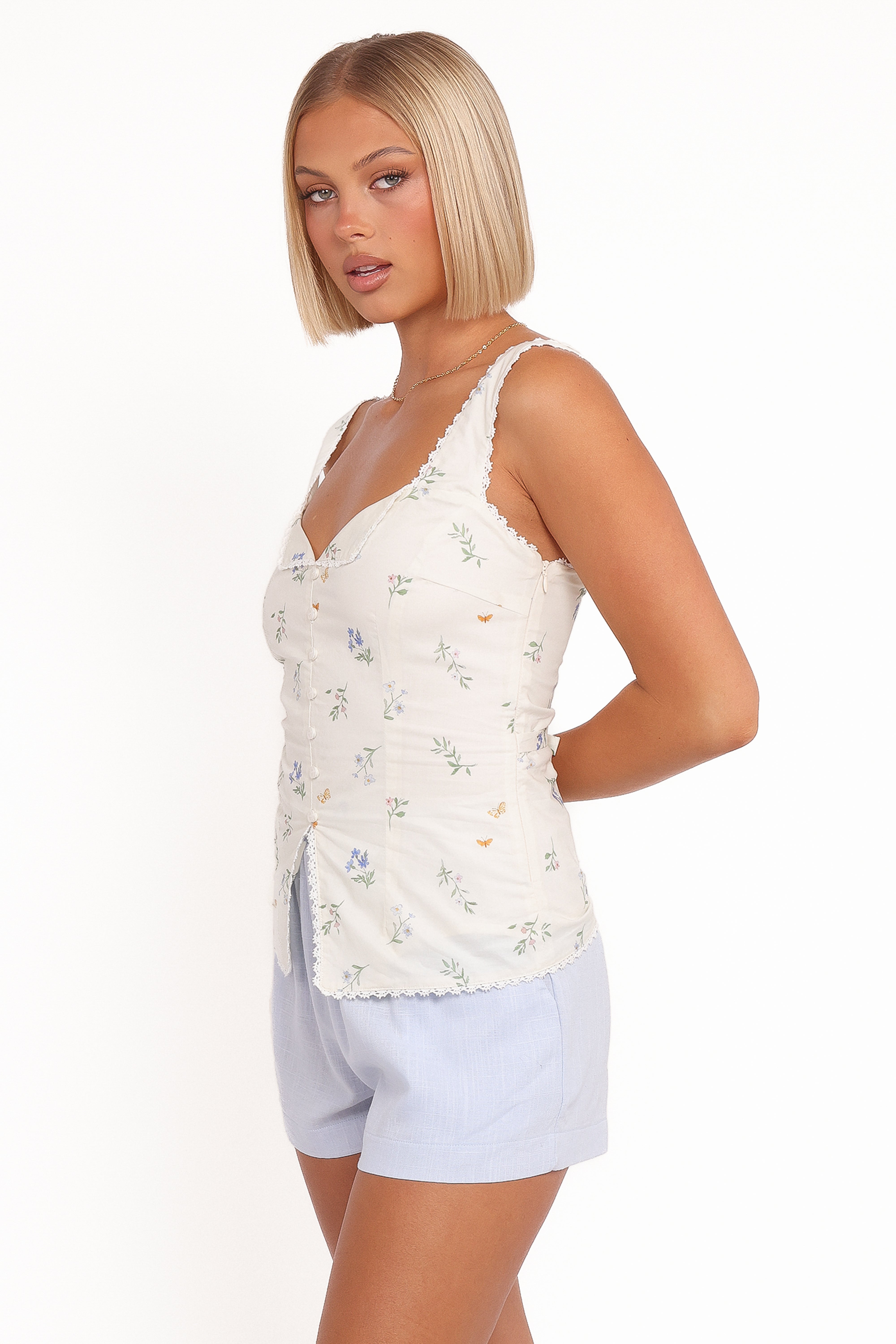 Tallulah Shorts - Pale Blue