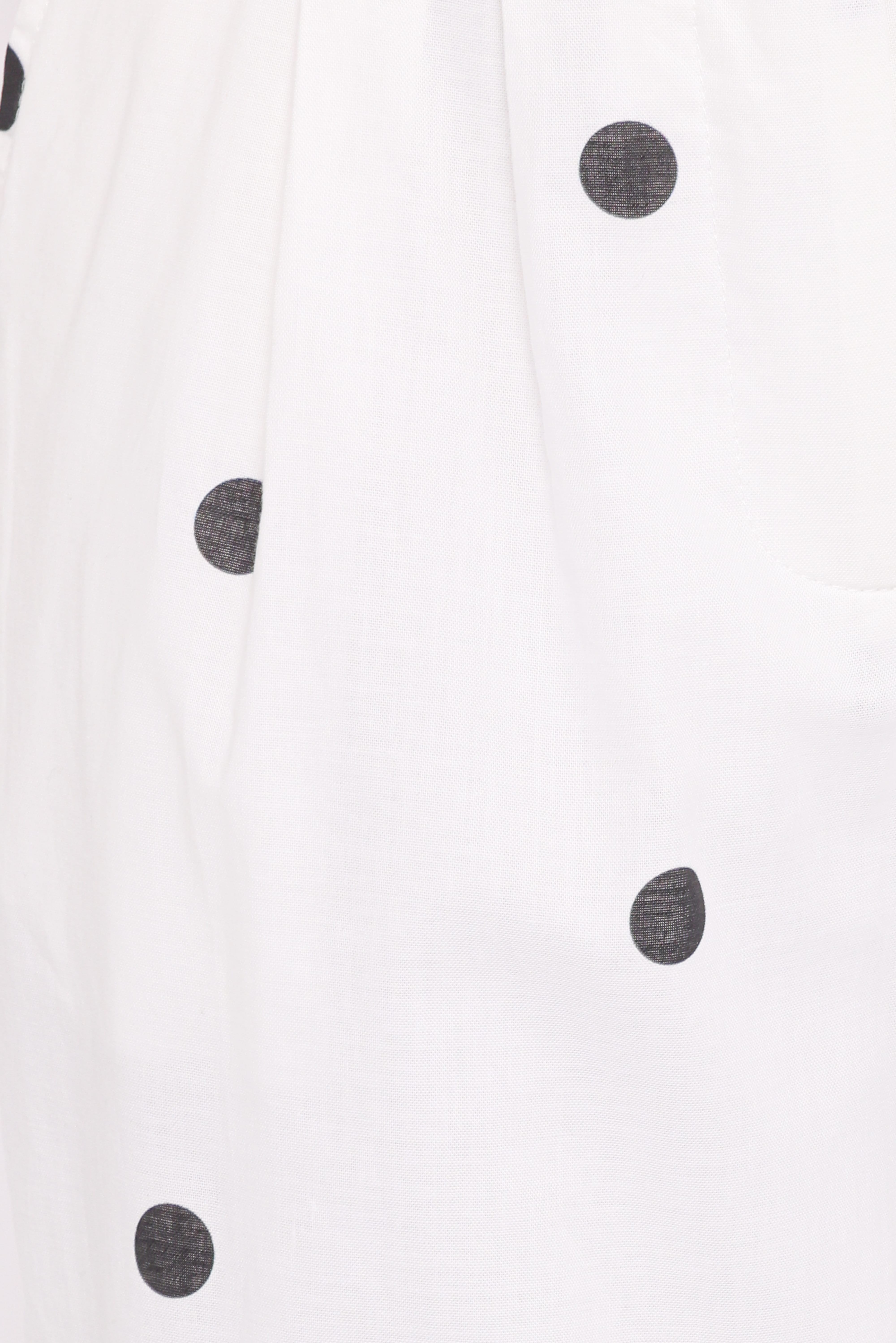 Valora Wide Leg Pant - White Black Polka Dot