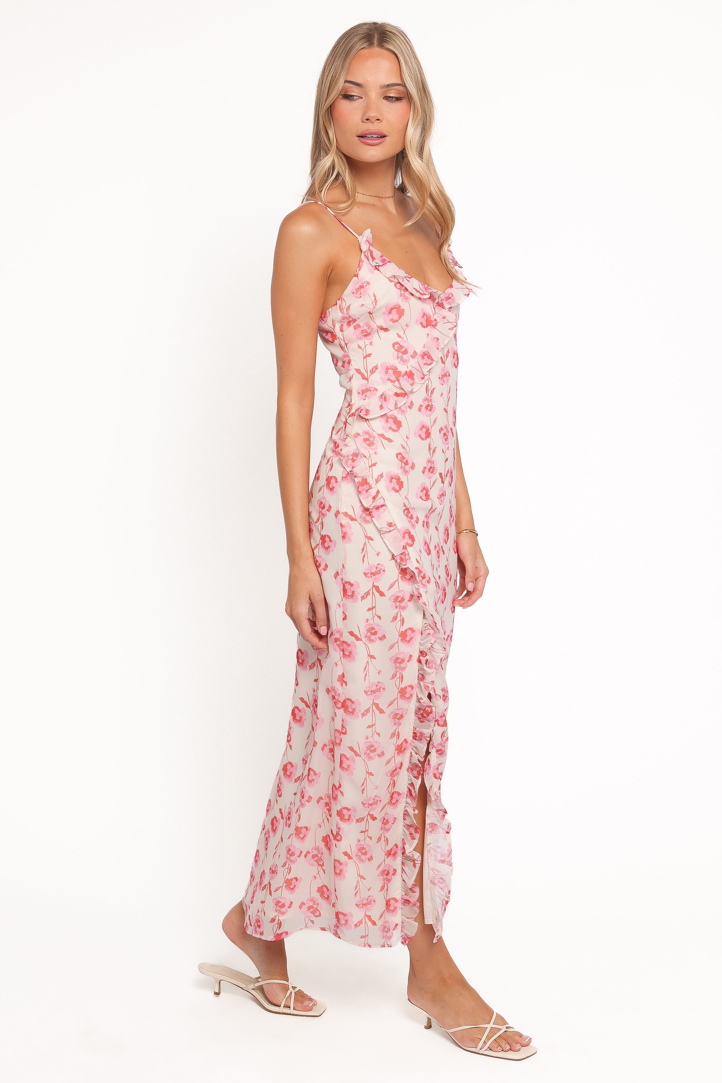 Charli Maxi Dress - Pink Floral