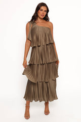 Miah Midi Dress - Olive
