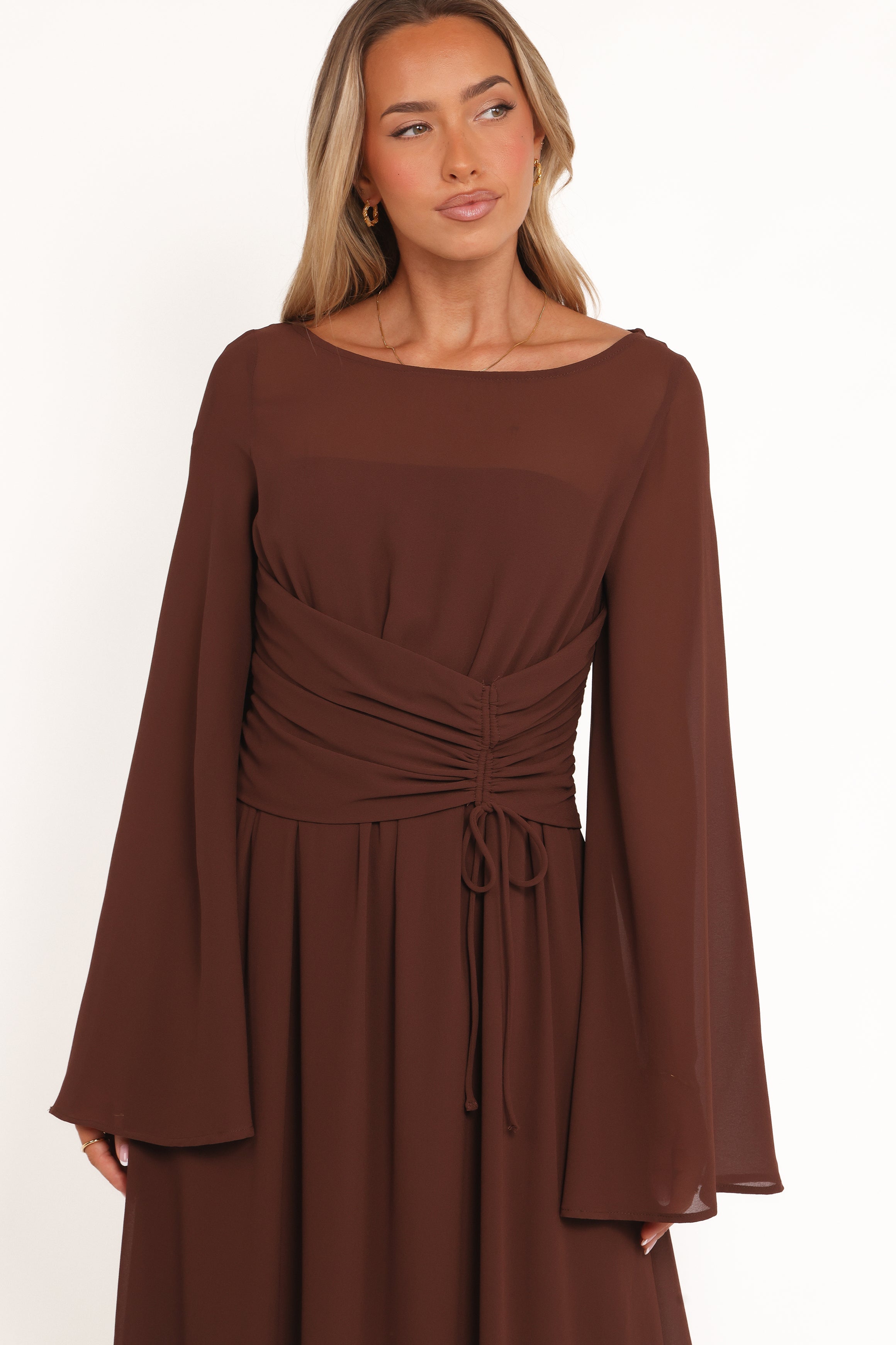 Samara Maxi Dress - Brown
