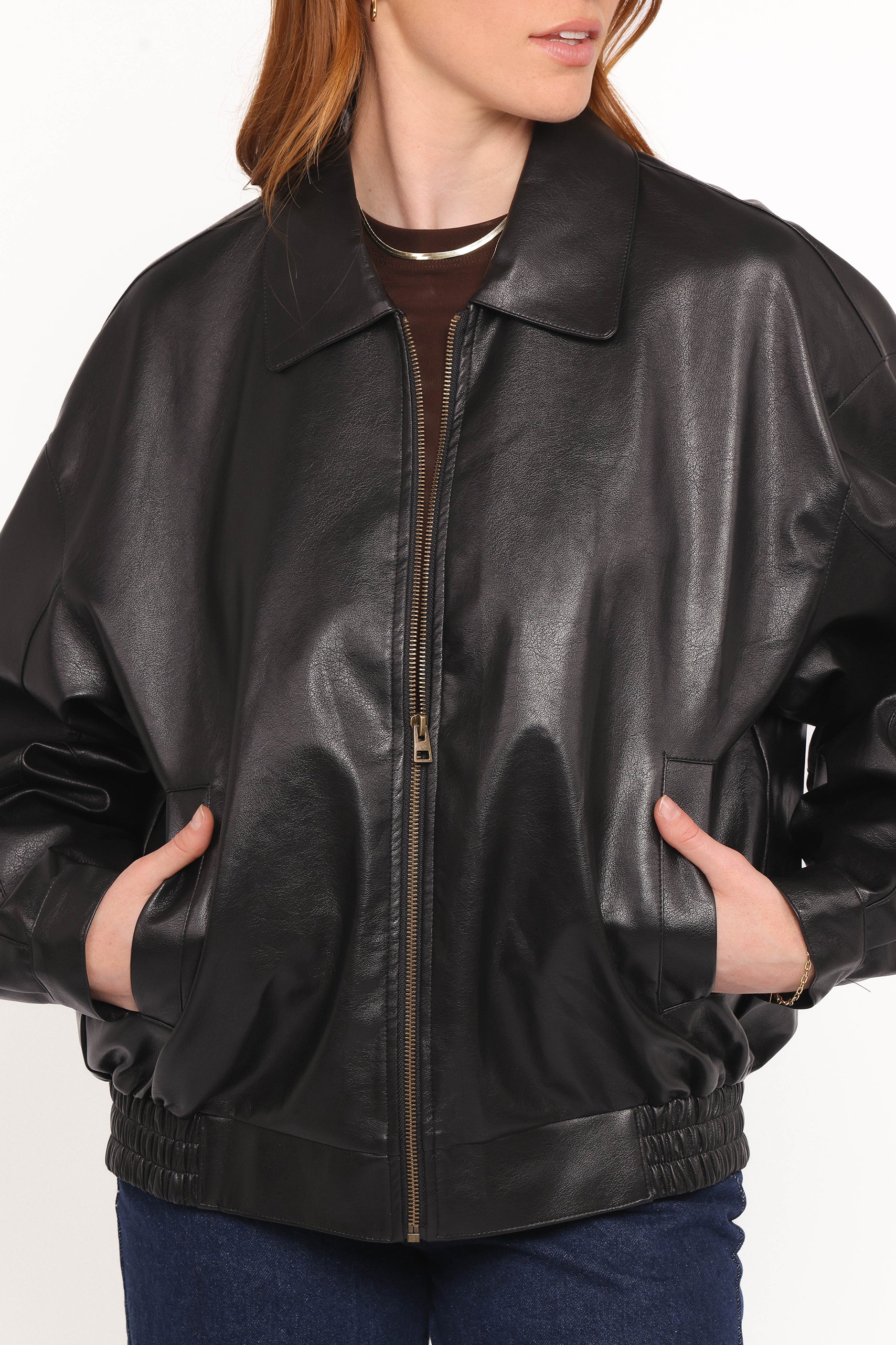 Zoe Bomber Jacket - Black