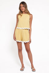 Katy Short Set - Yellow