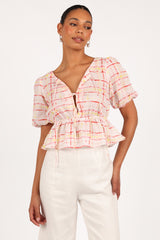 Pippi Top - Sunset Check