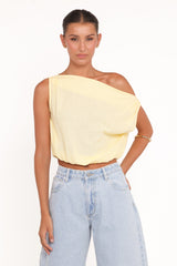 Zara Top - Butter Yellow